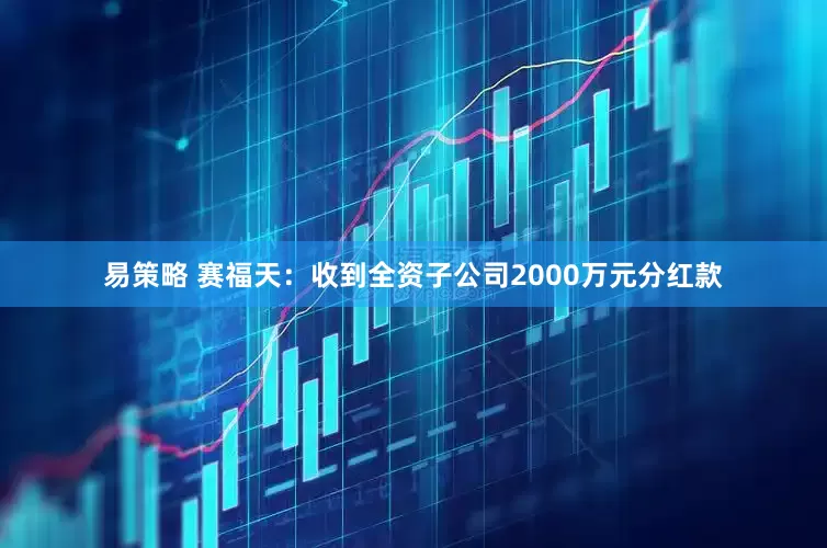 易策略 赛福天：收到全资子公司2000万元分红款